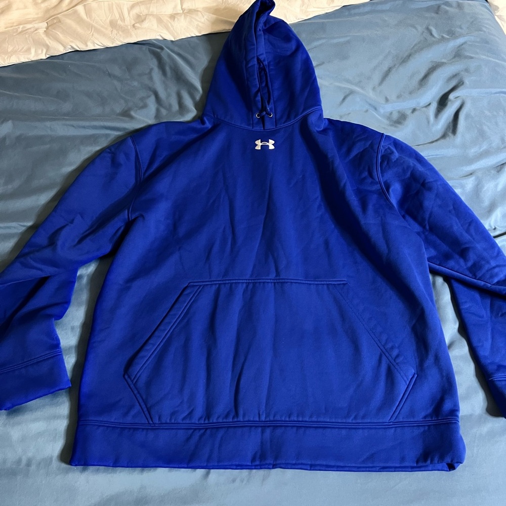 Under Armour Blue Hoodie Large